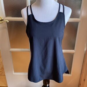 Athleta Go Time Tank in black women’s size Small